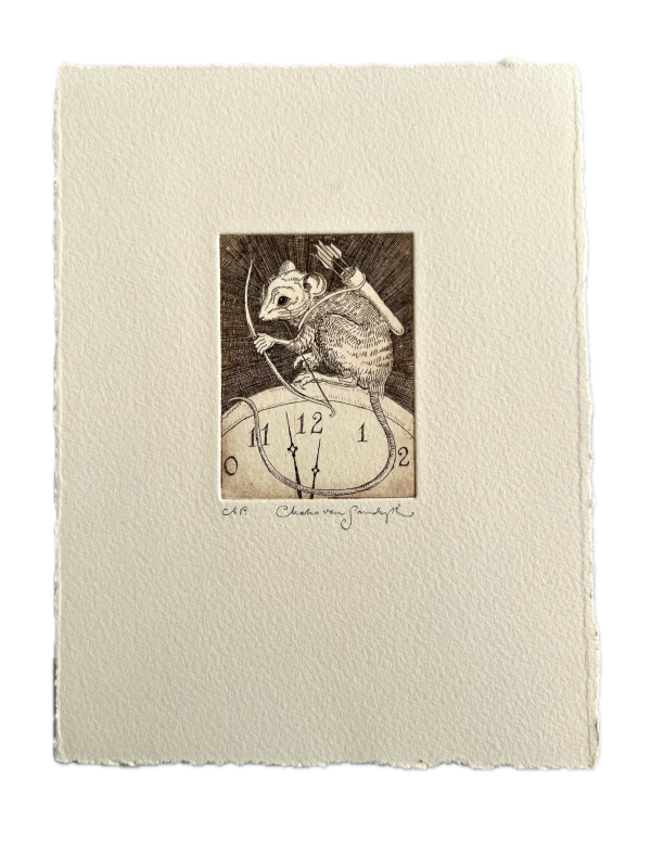 [Mouse Archer. An original copperplate etching.]