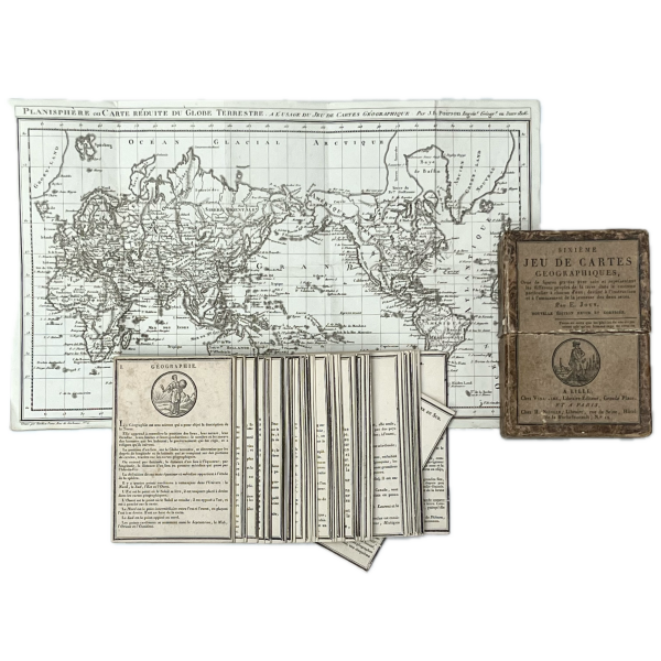 Sixième Jeu de Cartes Géographiques. Nouvelle Édition Revue et Correcté.