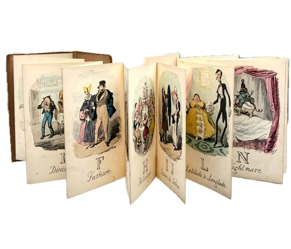 A Comic Alphabet. Designed, Etched and Published by George Cruikshank.