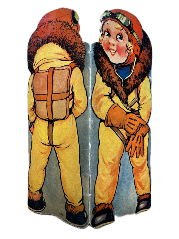 Flying Amy. [SHAPE BOOK.]